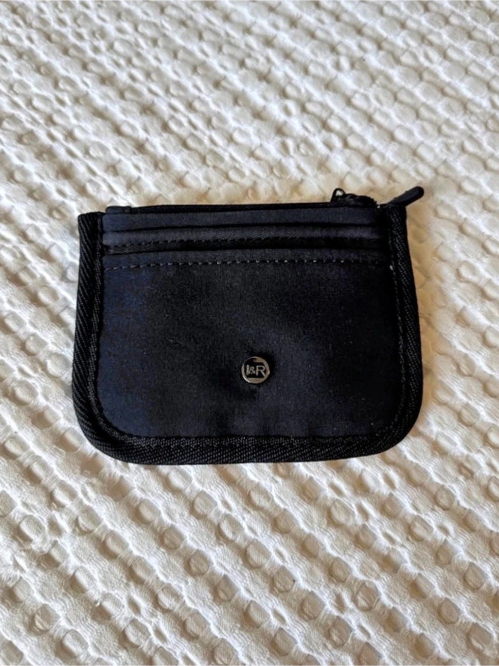 Iris & Rainbow Card Pouch Black